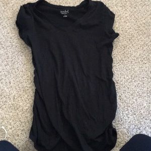 Black Isabel maternity vneck small